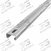 Strut Channel: Steel, Pre-Galvanized Zinc, 12 ga Gauge, Perforated Slot, 8 mm Slot Spacing (MPN DS-SS131612-24-PG/10). Key specifications — Material: Steel; Color: Gray; Finish: Pre-Galvanized Zinc; Slot Type: Narrow Slotted; Brand: DAKOTA SYSTEMS.