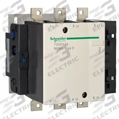 SCHNEIDER NEMA Magnetic Contactor: Non-Reversing, 3 Poles, NEMA Size 7, 810 A, 120V AC (MPN T02JN13F7). Key specifications — Brand: SCHNEIDER.