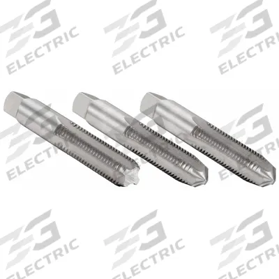 WIDIA GTD Tap Kit: 1/4"-20 UNC, H3, 4 Flute, LH - Left-Hand Three-Piece Hand Tap Sets