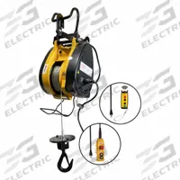 OZ LIFTING PRODUCTS Electric Wire Rope Hoist: H3 - Std Duty, Hook Mounted - No Trolley, 1 Speeds (MPN OBHW1000). Key specifications — Lifting Hook Type: Hook with Safety Latch; Brand: OZ LIFTING PRODUCTS; Speed Programmability: Non-Programmable; Operating Voltage: 115V AC.