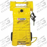 JOHNDOW INDUSTRIES Fuel Caddy: 25 gal Capacity, Diesel, Yellow, HDPE, Gravity-Fed (MPN FC-25PFC-D). Key specifications — Compatible Fuel: Diesel; Dispensing Mechanism: Gravity-Fed; Brand: JOHNDOW INDUSTRIES; Tank Material: HDPE.