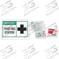 APPROVED VENDOR First Aid Kit and Housing: Gen Purpose, 20 Components, Plastic (MPN 7DW86). Key specifications — Adhesive Bandages Included: (2) Knuckle Bandages; Application: General Purpose; Brand: APPROVED VENDOR; Housing Color: White; Housing Material: Plastic; Includes Oral or Inhalant Medication: No Medication Included; Oral and Inhalant Medicinals Included: No Oral/Inhalant Medicinals; Standards: OSHA 1910.145.
