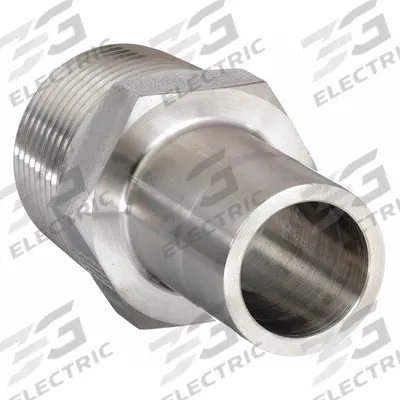 PARKER Compression Fitting Adapter: 3/4 in OD x 3/4 in Pipe Fitting Size - Double-Ferrule Stainless Steel Fittings