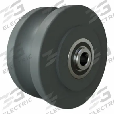 HAMILTON Track Wheel: 4 in Wheel Dia., 2 in Wheel Wd, 1,100 lb Load Capacity - U-Groove Wheels