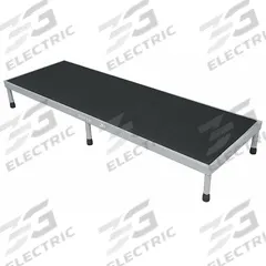 COTTERMAN Work Platform: 8 in Platform Ht - Max, 24 in Platform Wd, 96 in Platform Dp, Adj Ht, 8 in (MPN 1SAWP2496A8 A5-8 B1 P6). Key specifications — Brand: COTTERMAN; Color: Silver; Tread Type: Antifatigue Mat.