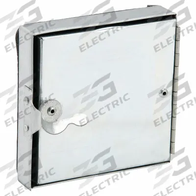 DUCTMATE Duct Access Door: 6 in x 6 in, 24 ga, Steel, Single Cam, Tab-In Hinge - Flat Access Doors