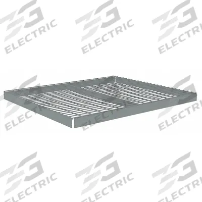 TENNSCO Shelf: 60 in x 48 in, 2,000 lb Load Capacity, Steel, 5 ga Decking, Gray - Wire Decking Shelf Kits for Boltless Shelving