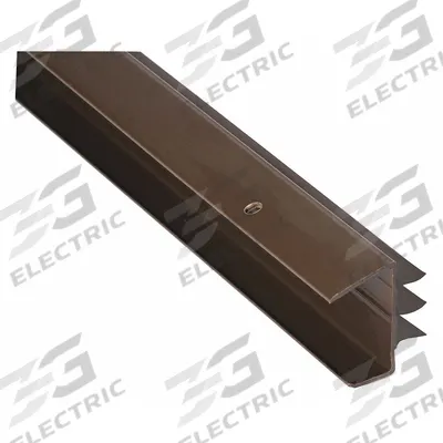 NATIONAL GUARD Door Shoe: Triple Fin Insert, Vinyl, 48 in Lg, 1 1/2 in Wd - Door Shoes