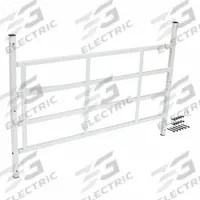 PRIME-LINE Window Security Guard: Fixed, 32 1/2 in to 54 in, 21 1/4 in Ht, 4 Bars, White (MPN S 4768). Key specifications — Brand: PRIME-LINE; Material: Carbon Steel; Mounting Location: Inside/Outside; Adjustability: Fixed; Color: White.