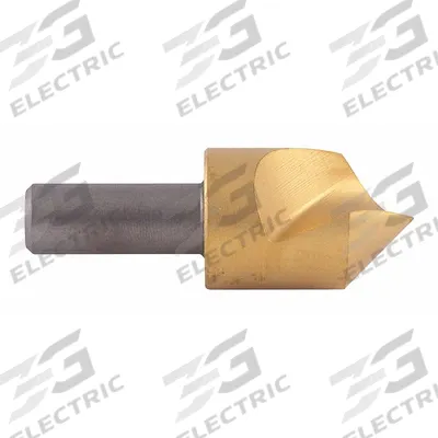 KEO Countersink: 60°, 1 Flute, 1 in Body Dia - Fast-Cutting Single-Flute Countersinks