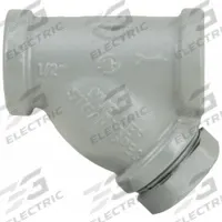 MUELLER STEAM SPECIALTY Y Strainer: 1/2 in, NPT, Perforated, 0.062 in Screen Size, Carbon Steel (MPN 1/2 581 CS screwed end). Key specifications — Brand: MUELLER STEAM SPECIALTY; Seal Material: Spiral Wound Graphite Filled; Manufacturer Part Number: 1/2 581 CS screwed end; Screen Material: 304 Stainless Steel.
