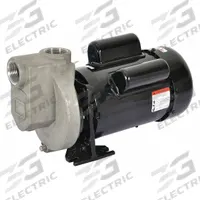 Centrifugal Pump: 115/230V AC, 63 ft Max Head, 1 1/2 in Compat Intake and Disch (MPN 2ZXT5). Key specifications — Brand: DAYTON; Motor Enclosure Type: TEFC.