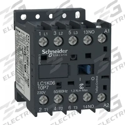 SCHNEIDER Miniature IEC Magnetic Contactor: Non-Reversing, 3 Poles, 3NO Contacts - Miniature, Non-Reversing IEC Contactors