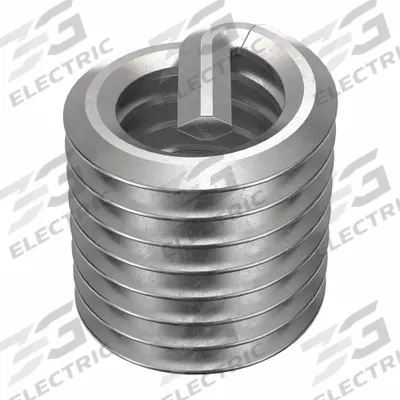 HELI-COIL Helical Insert: Tanged Tang Style, Screw-Locking, M6-1.00 Thread Size, Plain - Screw-Locking Tanged Helical Inserts