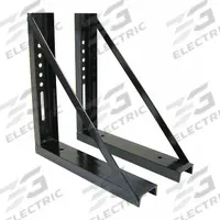 BUYERS PRODUCTS Mounting Bracket: Mounting Bracket, Truck Boxes, 24 in Lg (In.), Steel, Black, 1 PR (MPN 1701010B). Key specifications — Type: Mounting Bracket; Compatible with Product Type: Truck Boxes; Material: Steel; Color: Black; Brand: BUYERS PRODUCTS.