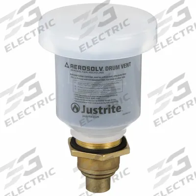 APPROVED VENDOR Pressure & Vacuum Relief Vent: White, 3 psi Min Opening Pressure - Drum Vents with Emission Filters