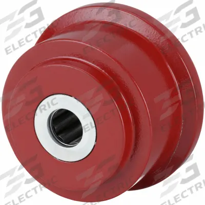 APPROVED VENDOR Track Wheel: 3 1/2 in Wheel Dia., 1 1/2 in Wheel Wd, 1,400 lb Load Capacity - Single-Flange Track Wheels