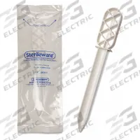 SP SCIENCEWARE V-Shaped Spatula: 0.5 fl oz Capacity - Imperial, 3 in Handle Lg - Imperial, White (MPN H36930-0000). Key specifications — attr966315: White.