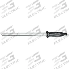 MERCER CUTLERY Sharpening Steel: Steel, 10 in Overall Lg, Polypropylene, Black (MPN M15910). Key specifications — Product Type: Diamond Sharpener; Sharpening Material: Steel; NSF Certified: No; Brand: MERCER CUTLERY; Handle Color: Black; Handle Material: Polypropylene; Swivel: No.