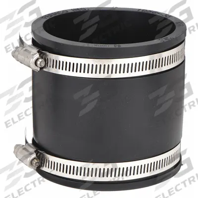 FERNCO Flexible Pipe Straight: PVC, For 1 1/4 in Pipe, Copper/Iron/PVC/Steel - Flexible Transition Pipe Fittings