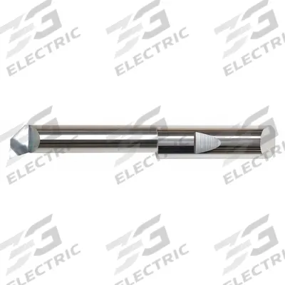 MICRO 100 Boring Bar: Top Rake Chipbreaker, 1/4 in Shank Dia., Bright (Uncoated) - Machining
