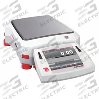 OHAUS Compact Bench Scale: 10,200 g Capacity, 0.1 g Readability, 0.1 g Repeatability, ABS (MPN EX10201). Key specifications — Brand: OHAUS; Display Type: VGA Touchscreen.