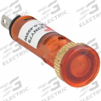 DAYTON Flush Panel Light: 5/16 in Panel Mounting Hole Dia, LED, Flush Head (MPN 22NY79). Key specifications — Brand: DAYTON; Electrical Connection: 0.11 Male Quick Disconnect.