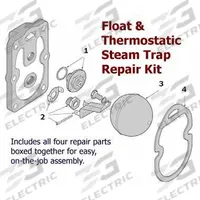 Steam Trap Repair Kit: For Armstrong, 15-B6, For 36Y248 (MPN FT15-B6). Key specifications — Brand: BARNES & JONES; Compatible Manufacturer Model Number: 15-B6; Compatible Series: B; Product Type: Steam Trap Repair Kit.