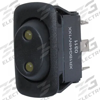 EATON Lighted Rocker Switch: 2 Positions, SPDT, On/On - General Purpose Rocker Switches