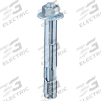 MKT FASTENING Sleeve Anchor: 5/8 in Overall Lg, 1/4 in Dia, 3/16"-24 Thread Size, Steel, Hex, 100 PK (MPN 1704000). Key specifications — Brand: MKT FASTENING.