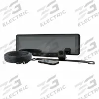 ECCO Backup Camera System: 65' Cable/License Plate Camera/Rearview Mirror Monitor (MPN EC4211B-K-WWG). Key specifications — Product Type: Backup Cameras; Audio Output: No Audio; Camera Pixels: 1080p; Camera Resolution: 1080p; Operating Voltage: 12-24V; Brand: ECCO; Features: The EC4211B-K is Commonly Deployed by Fleets and Utility Operators Seeking Reliable Solutions for Blind Spot Reduction and Improved Driver Awareness; Includes: License Plate Camera.