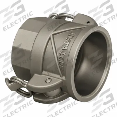 CAMPBELL FITTINGS Cam and Groove Insta Lock Couplings: 3 in Coupling Size, 3" Thread Size - Type D Stainless Steel Cam & Groove Fittings