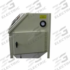 ALC Abrasive Blast Cabinet: Siphon Feed, 60 in W x 24 in D Work Area, 15 cfm (MPN 40413L). Key specifications — attr952399: ALC; attr978098: Dust Collector; attr978092: Side Door; attr978085: 15 cfm @ 80 psi.