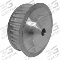 DAYTON Timing Pulley: Trapezoidal, Plain, For T10 Timing Belt Section, For 32 mm Belt Wd, 36 Teeth (MPN 47T10/36-2). Key specifications — Brand: DAYTON; Tooth Profile: Trapezoidal; Finish: Plain.