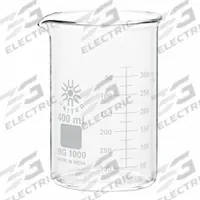 APPROVED VENDOR Beaker: 400 mL, 13.5 fl oz, A, Low Form, Type I, Colorless, Borosilicate Glass (MPN BG1000-400). Key specifications — attr1371034: Type I; attr1371051: APPROVED VENDOR; attr1371062: Colorless.