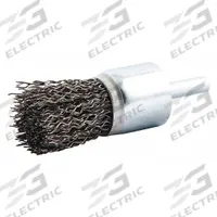 APPROVED VENDOR End Brush: Crimped Steel, 1 in Dia, 0.008 in Fill Dia, 1/4 in Shank (MPN 66254443056). Key specifications — Brand: APPROVED VENDOR.