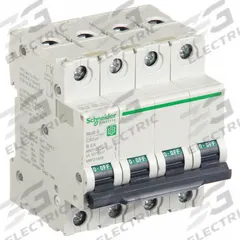 SCHNEIDER ELECTRIC IEC Supplementary Protector: 8 A Amps, 14kA at 240V AC, Screw Clamp, B (MPN M9F21408). Key specifications — Series: C60SP; DC Voltage Rating: Not Rated; Max. AIR Rating: 14kA at 240V AC; Terminal Connection: Screw Clamp; Brand: SCHNEIDER.