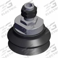 SMC Vacuum Pad: Bellows, M16X1.5, 63 mm Pad Dia, NBR, Black, 50, 73 mm Pad Ht, ZPT (MPN ZPT63HBN-A16). Key specifications — attr1019101: ZPT63HBN-A16; attr1019103: SMC; attr1019107: 50.