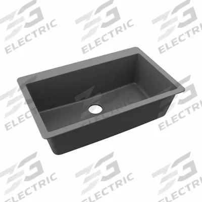 ELKAY Sink: 33 in Overall Lg, 20 7/8 in Overall Wd, 9 1/2 in Bowl Dp, 30 1/4 in Bowl Lg - One-Bowl Counter-Mounted Kitchen & Bar Sinks without Faucets