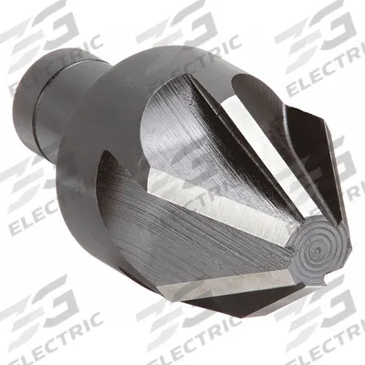 KEO Countersink: 60°, 6 Flute, 3/4 in Body Dia - Smooth-Finish Six-Flute Countersinks