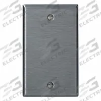 LEVITON Wall Plate: 1 Gang, Midsize Size (MPN SSJ13-40). Key specifications — Brand: LEVITON; Material: Stainless Steel.