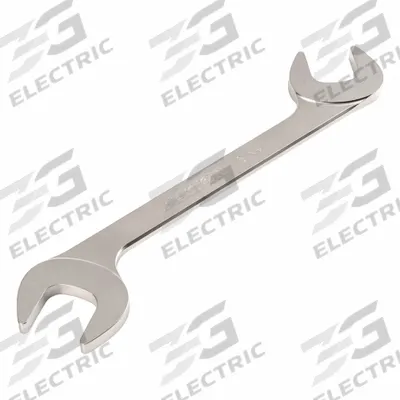 TEKTON Open End Wrench: Chromium Molybdenum Steel, Satin, 31 mm Head Size - Metric, Double End, Open End Wrenches