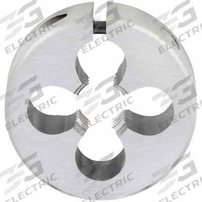 OSG Round Threading Die: M3.5x0.6 Metric, 25 mm OD, Adj, High Speed Steel (MPN 46064) - Adjustable Round Threading Dies