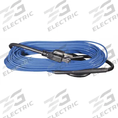 UNITHERM Heating Cable: 0.25 in Thick, Blue, Heating Cable - Insulation Cover Accessories
