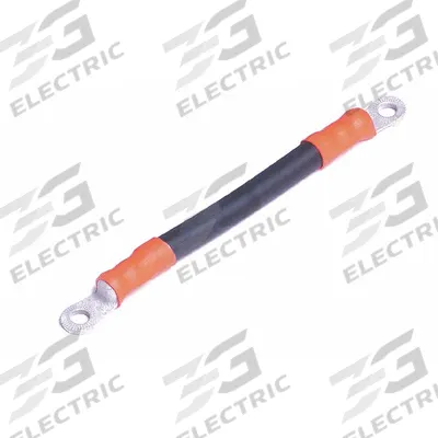 GROTE Stud Battery Harness: Cable with Lugs, 2/0 ga Wire Size, 17 in Overall Lg - Stud Battery Harnesses