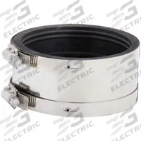 APPROVED VENDOR Flexible Pipe Straight: Neoprene, For 3 in Pipe, Iron/Polyester/Stainless Steel (MPN DX3000-33). Key specifications — attr1286800: Above Ground; attr1281541: Stainless Steel; attr1253455: APPROVED VENDOR; attr1253479: Stainless Steel; attr1253489: Stainless Steel; attr1253488: Neoprene.