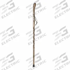 BRAZOS WALKING STICKS Walking Stick: Walking Stick, Std, Single, Wood, Rubber Bottom Tip, 55 in (MPN 602-3000-1108). Key specifications — Handle Type: Standard; Includes: Rubber Bottom Tip; Color: Wood; Handle Material: Wood; Construction: Wood; Brand: BRAZOS WALKING STICKS; Product Type: Walking Stick.