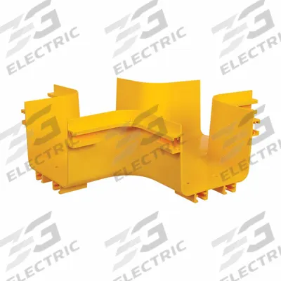 EATON TRIPP LITE 4-Way Junction: Tripp Lite Fiber Routing System, PVC - Tees & Elbows for Fiber-Routing Raceways