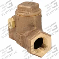 MILWAUKEE VALVE Low Lead Swing Check Valve: Swing, Inline Valve Body, 3/8 in Pipe Size, FNPT x FNPT (MPN UP509-3/8). Key specifications — Brand: MILWAUKEE VALVE.