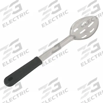 CRESTWARE Handle Spoon: 13 in Overall Lg, Silver - Serving Spoons